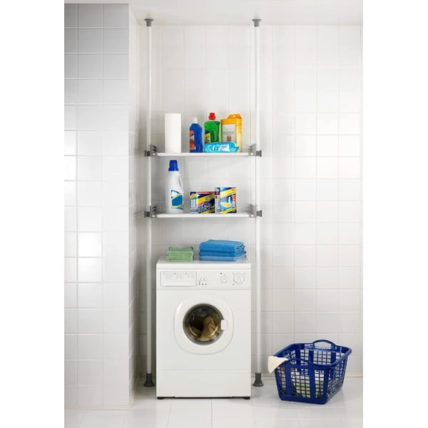 Biely kovový kúpeľňový regál 120x300 cm Herkules – Wenko-image-4