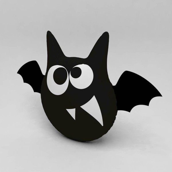 Čierny vankúšik Anim Bat-image-2