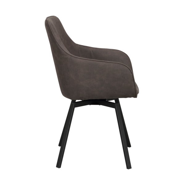 Sivé čalúnené jedálenské kreslá v súprave 2 ks Alison – Rowico-image-3