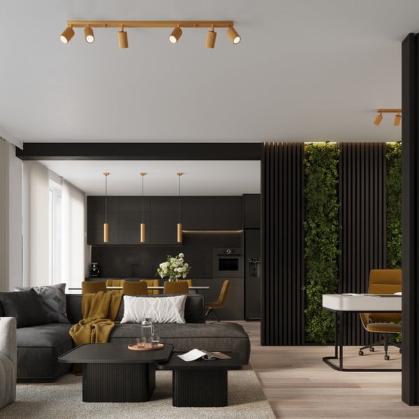 Bodové svietidlo v zlatej farbe 6,5x81 cm Gleam – Sollux-image-1