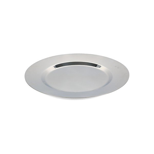 Servírovací tanier z nehrdzavejúcej ocele v striebornej farbe ø 30 cm Oryn – S|P Collection