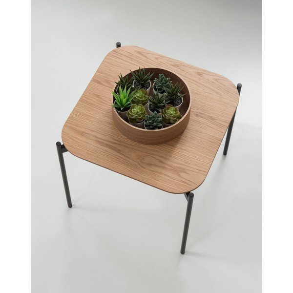 Konferenčný stolík v dekore dubového dreva Marckeric Idara, šírka 50 cm-image-1