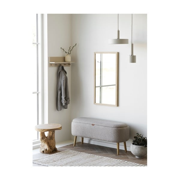 Okrúhly odkladací stolík z teakového dreva ø 40 cm Palena – House Nordic-image-3