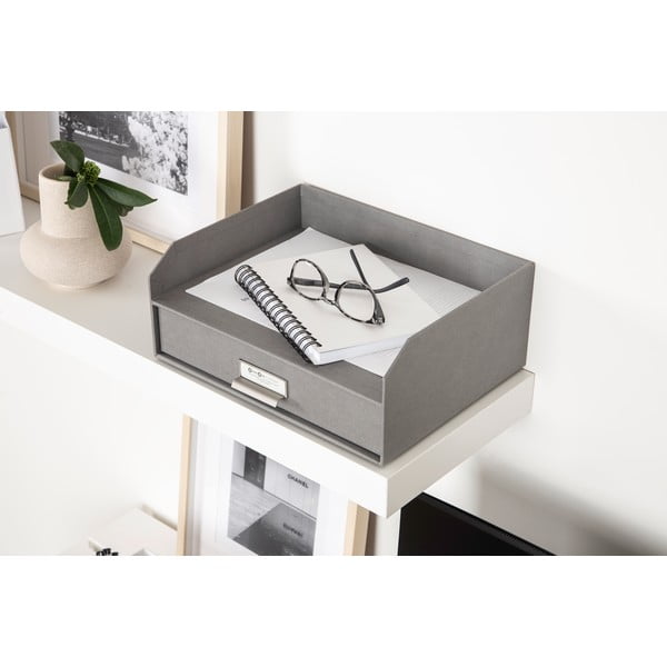 Kartónový organizér na dokumenty so zásuvkou Walter – Bigso Box of Sweden-image-1