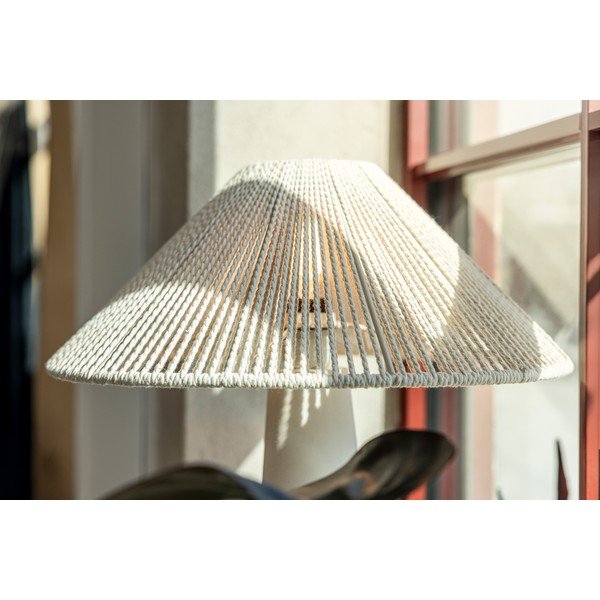 Béžová stolová lampa s textilným tienidlom (výška 50 cm) Favoro – Markslöjd-image-3