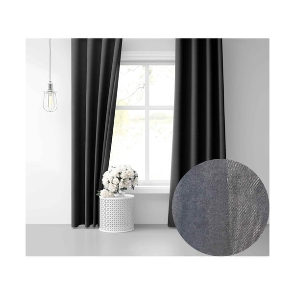 Sivý polo-zatemňovací záves 250x100 cm - Mila Home-image-2