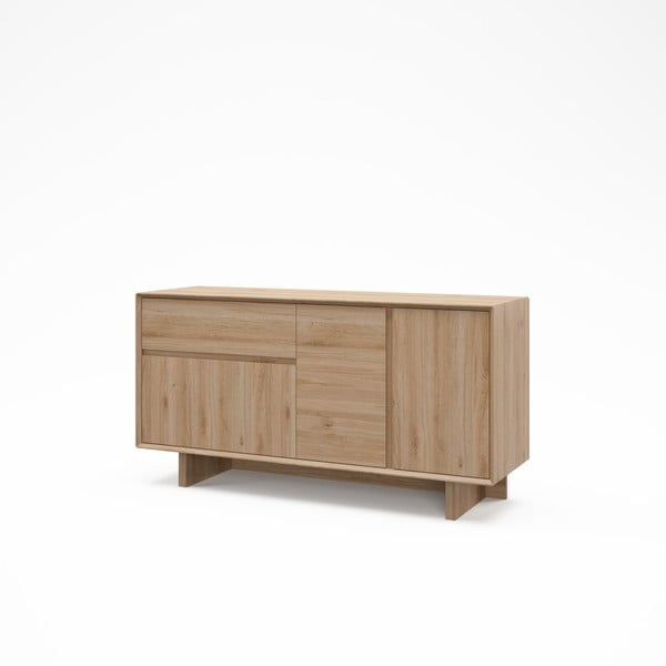 Komoda v dekore duba v prírodnej farbe 146x76x45 cm Carpi – Marckeric-image-2