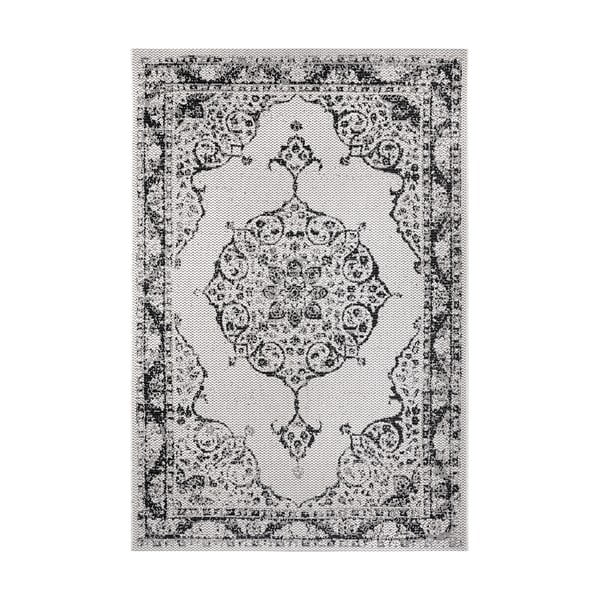 Čierno-béžový vonkajší koberec Ragami Oslo, 80 x 150 cm