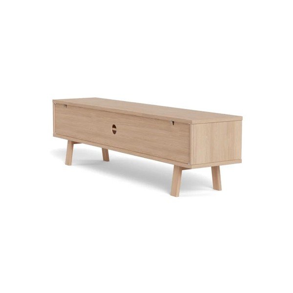 Dyhovaný TV stolík v svetlo prírodnej farbe 180x50x40 cm Lamberth – Actona-image-2
