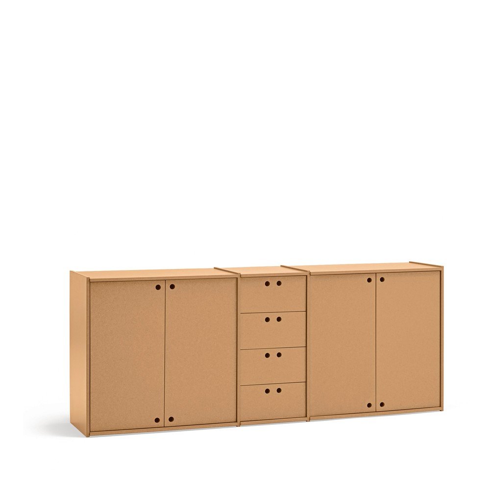 E-shop Komoda v prírodnej farbe 197x80x40 cm Wally – Teulat
