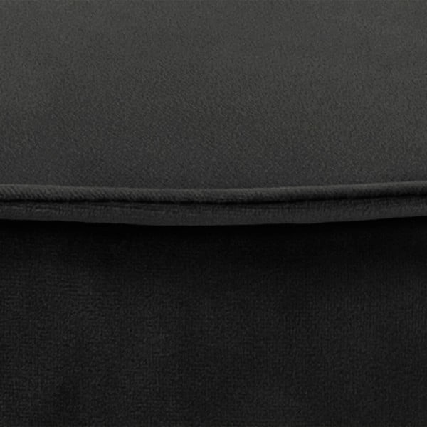 Sivohnedý zamatový puf Actona Mie, ⌀ 60 cm-image-4