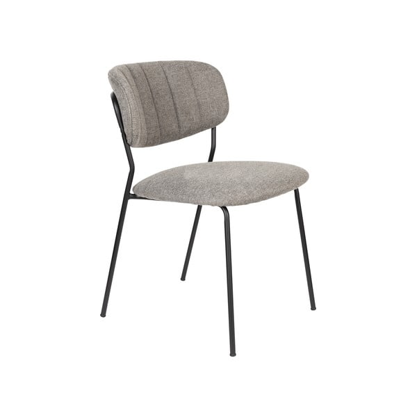 Sivé jedálenské stoličky v súprave 2 ks Jolien - White Label