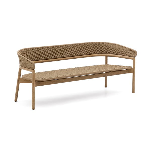 Záhradná pohovka z masívu akácie v béžovej a prírodnej farbe Arinella – Kave Home