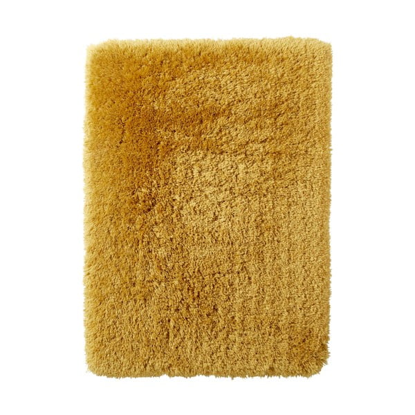 Žltý ručne tuftovaný koberec Think Rugs Polar PL Yellow, 120 × 170 cm