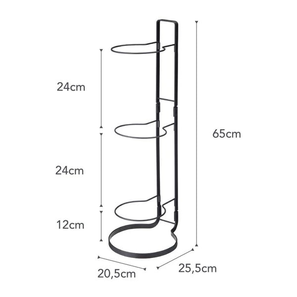Čierny stojan na lopty YAMAZAKI Frame-image-3