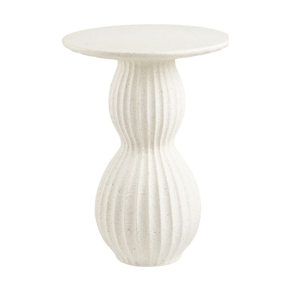 Kamenný okrúhly odkladací stolík ø 40 cm Newtown – House Nordic-image-3