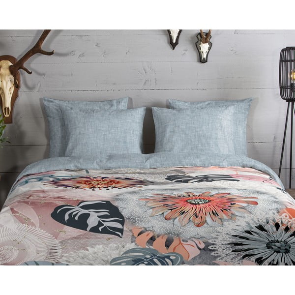 Sivé flanelové obliečky na jednolôžko 140x200 cm Ralvira – HIP-image-2