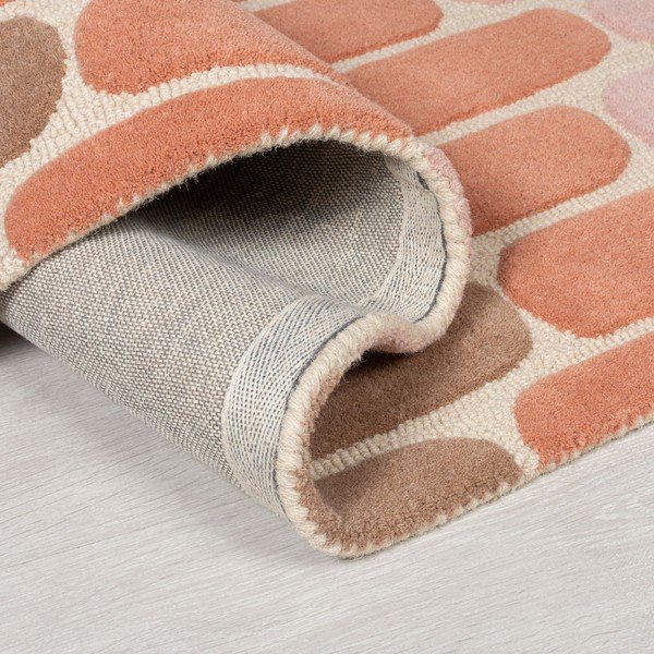 Oranžový vlnený koberec Flair Rugs Fossil, 160 x 230 cm-image-1