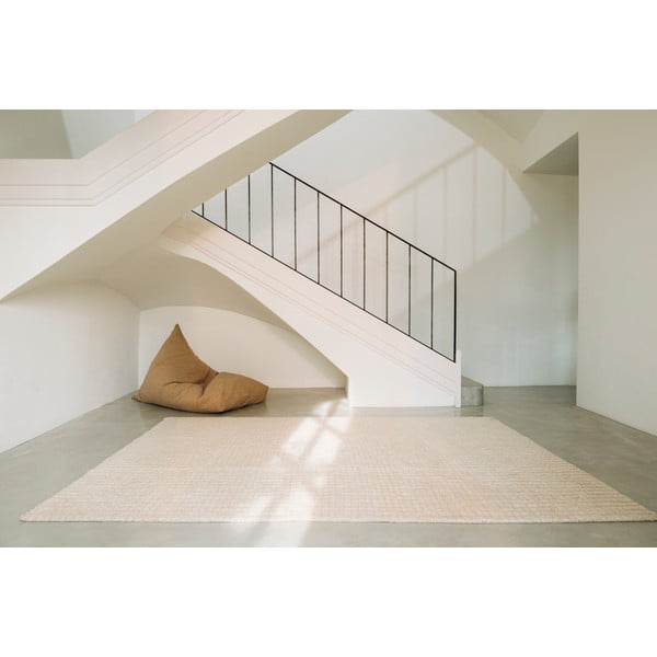 Béžový prateľný/ručne tkaný vlnený koberec 170x240 cm Unexpected Wool – Lorena Canals-image-3