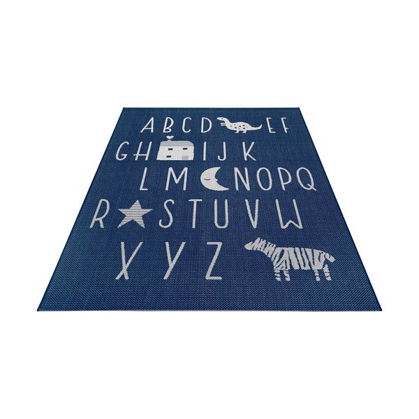Modrý detský koberec Ragami Letters, 200 x 290 cm-image-3