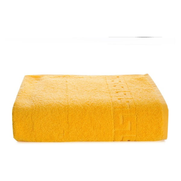 Žltý bavlnený uterák Kate Louise Pauline, 50 x 90 cm