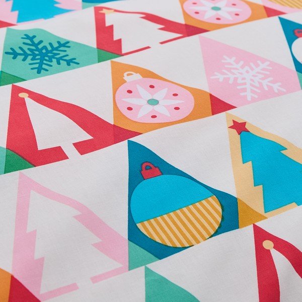 Obliečky na dvojlôžko 200x200 cm Christmas Geo – Catherine Lansfield-image-4