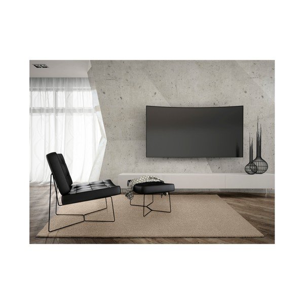 Béžový koberec Universal Sense Beige, 80 × 150 cm