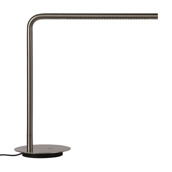 Kovová LED stmievateľná stolová lampa v striebornej farbe (výška 46 cm) Omni Table – UMAGE