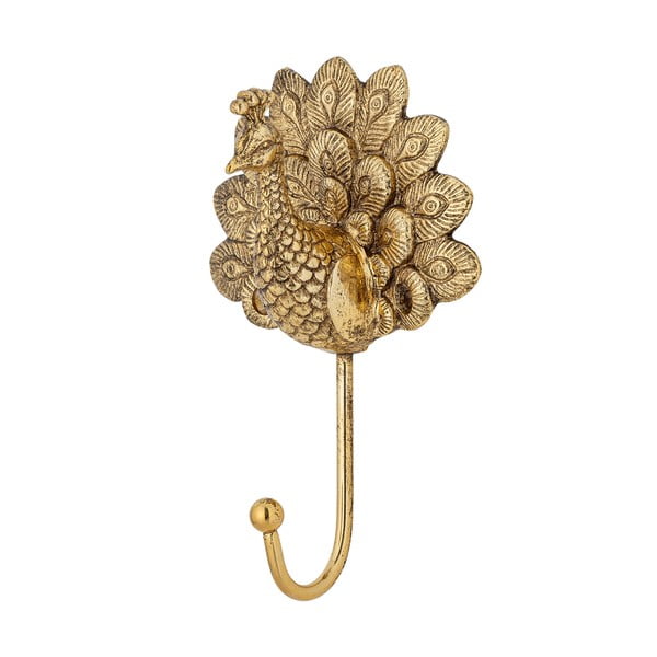 Nástenný kovový háčik v zlatej farbe Dun – Bloomingville-image-2