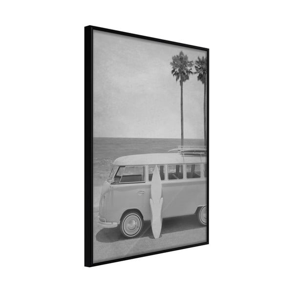 Plagát v ráme Artgeist Hippie Van II, 20 x 30 cm