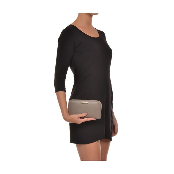 Béžová kožená peňaženka Luisa Vannino Lanza-image-3