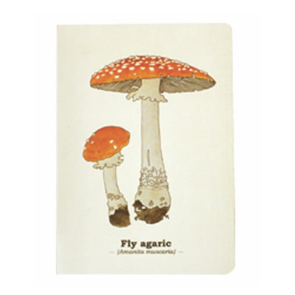 Zápisník Gift Republic Toadstool Mushroom, veľ. A5
