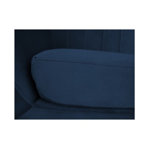 Tmavomodré kreslo Mazzini Sofas Benito-image-4