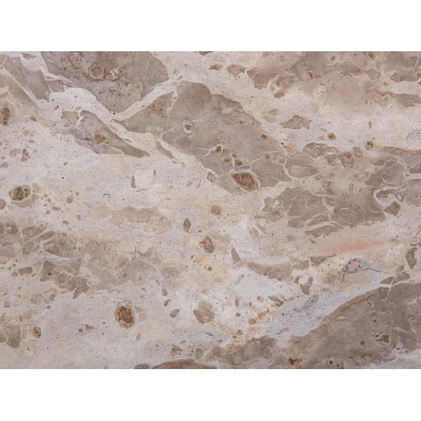 Okrúhly odkladací stolík s doskou v dekore mramoru ø 50 cm Force – Leitmotiv-image-3