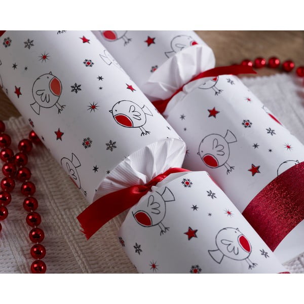 Vianočné crackery v súprave 6 ks Racing Robin – Robin Reed-image-2