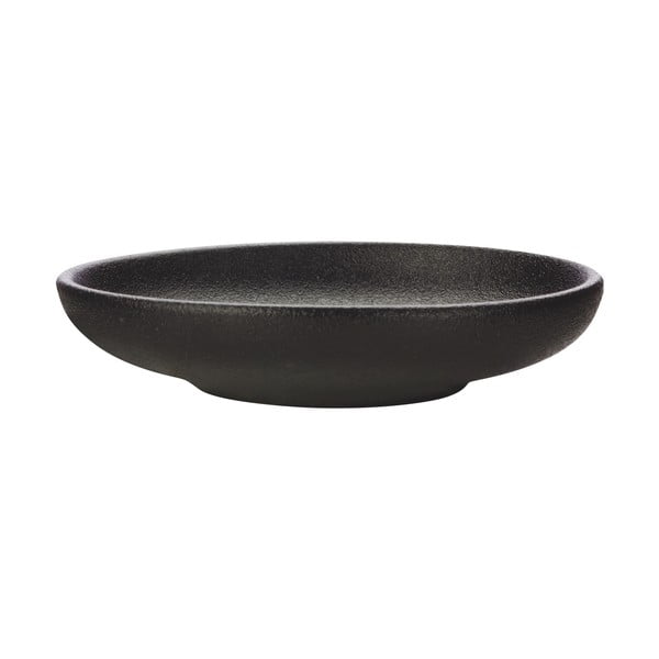 Čierna keramická miska na omáčku Maxwell & Williams Caviar Round, ø 10 cm