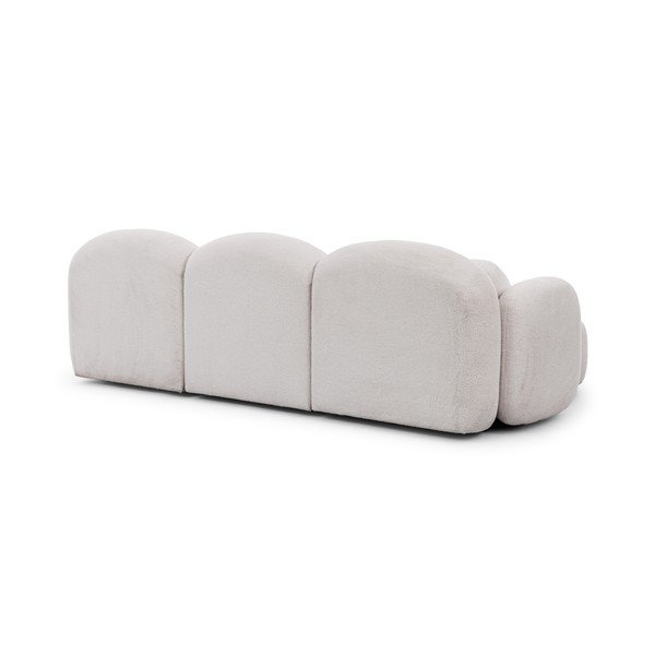 Krémová rohová pohovka z textílie buklé (do tvaru "U") Orbit – Ropez-image-3