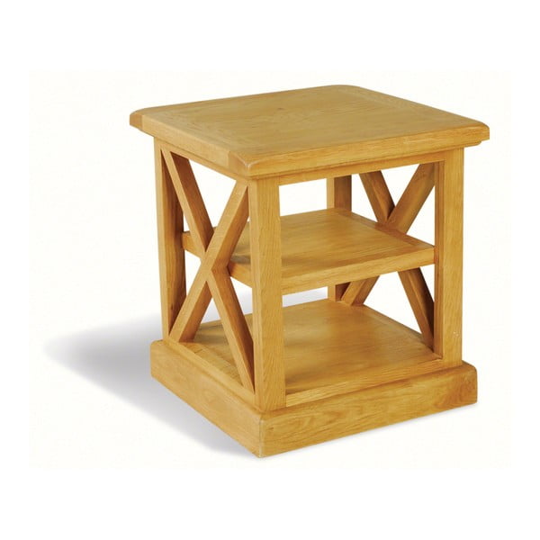 Odkladací stolík z dubového dreva Bluebone Country