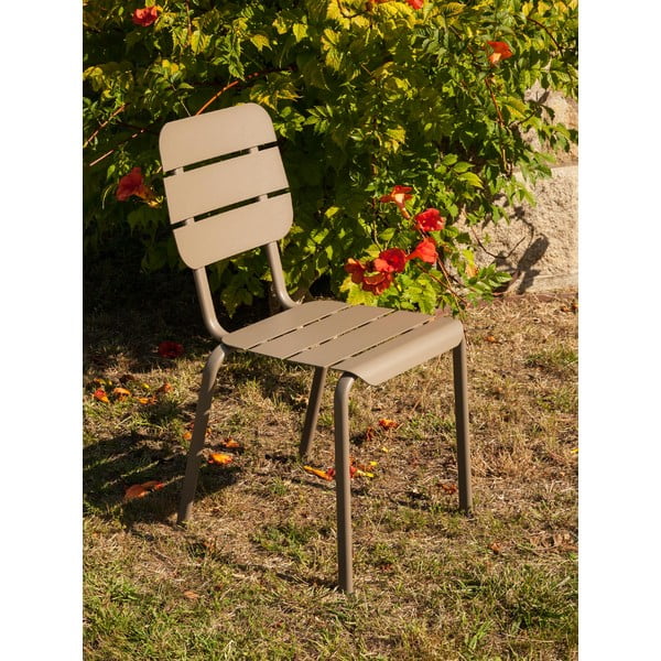 Zelenohnedý kovový záhradný jedálenský set pre 8 Alicante - Ezeis-image-1