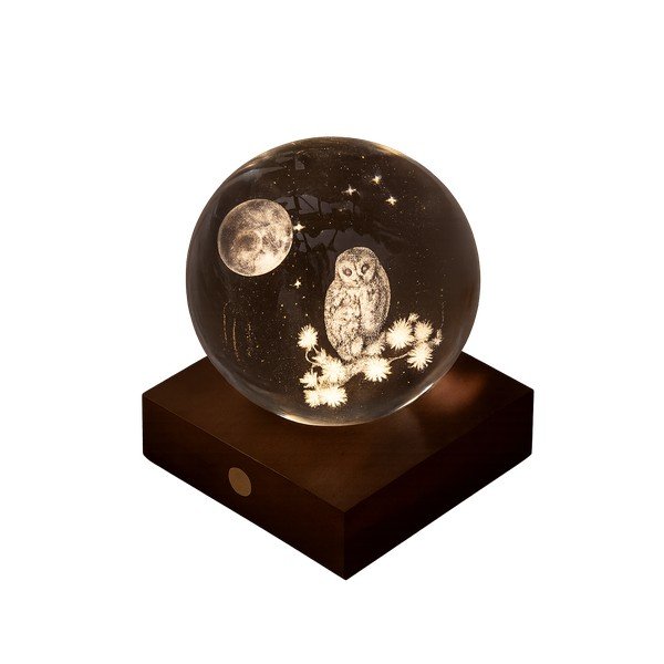 Prenosná svetelná dekorácia na USB ø 8 cm Amber – Gingko-image-2