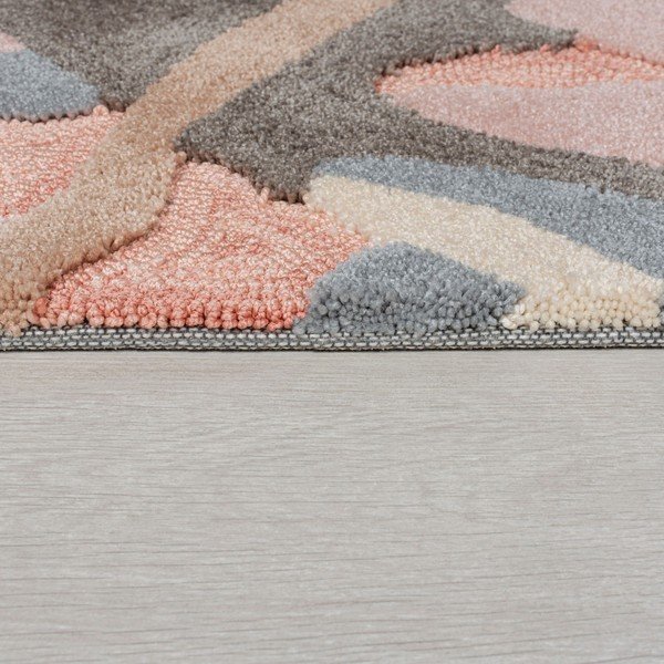 Sivo-ružový koberec Flair Rugs Bark, 160 x 230 cm-image-3