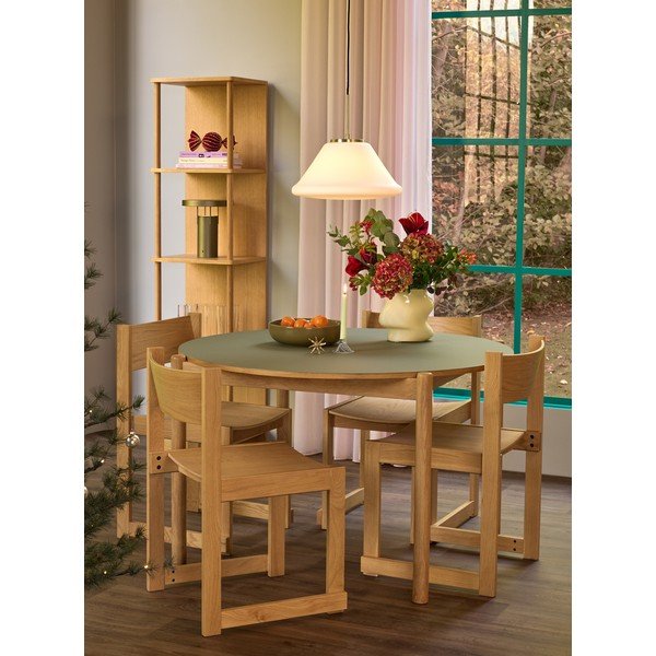 Biele závesné svietidlo so stmievačom ø 40 cm Muse – Hübsch-image-3