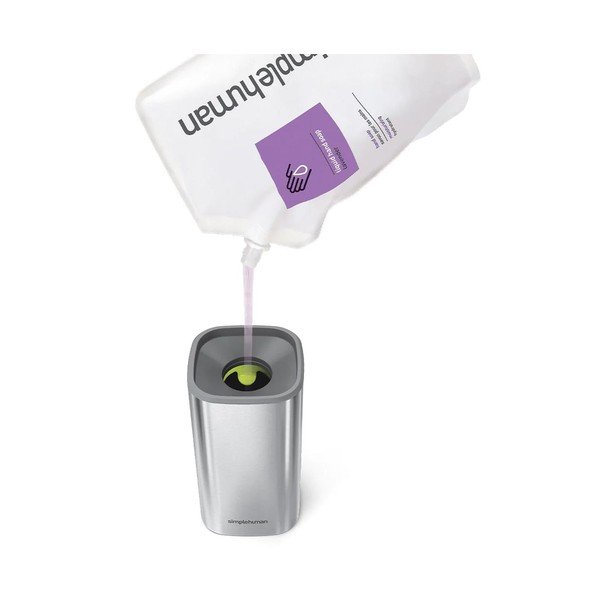 Dávkovač mydla z nerezovej ocele v striebornej farbe 295 ml - simplehuman-image-2
