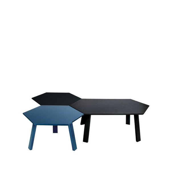 Konferenčný stolík Hexagon Dark Grey, 47x37x47 cm-image-2