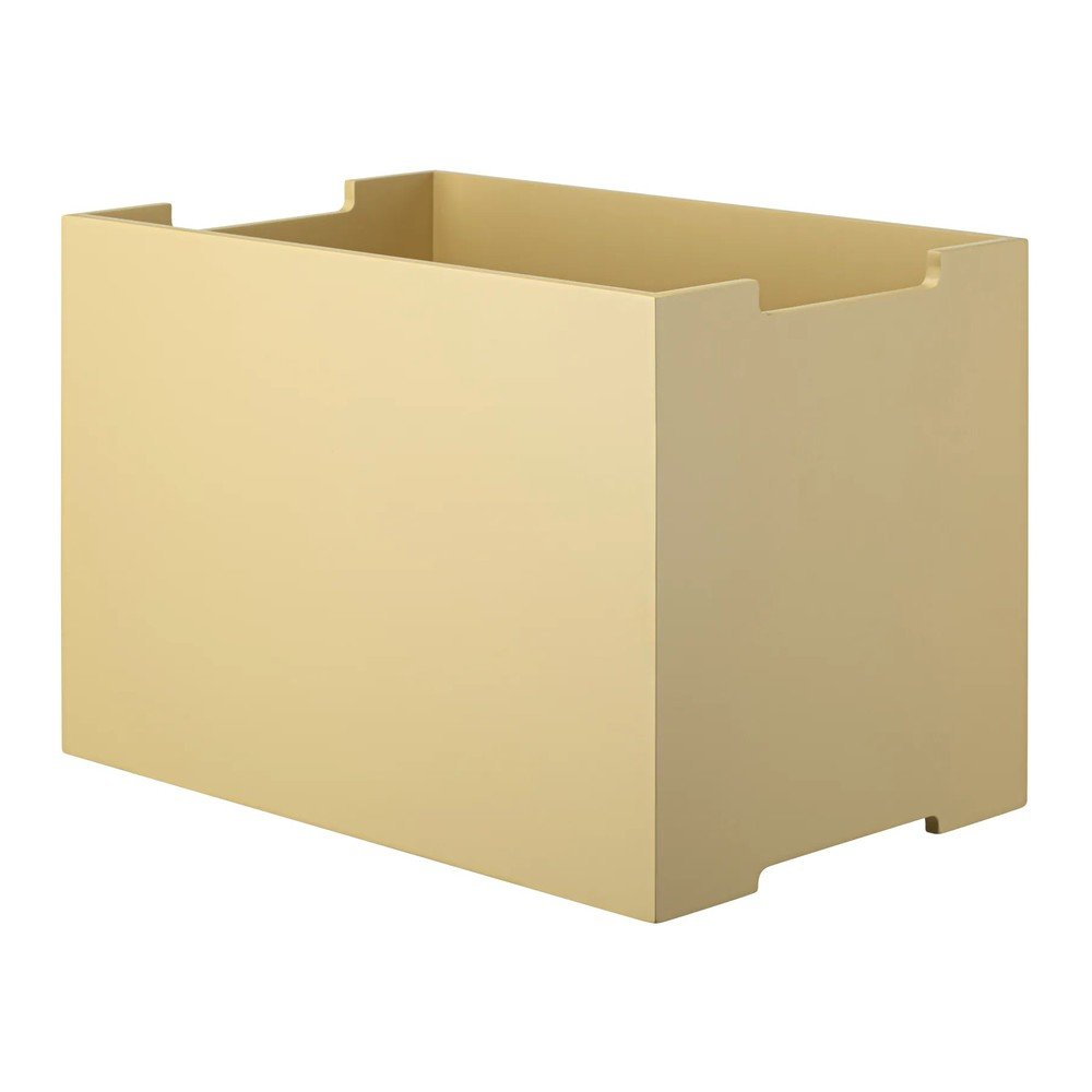 E-shop Svetložltý úložný box 25x39x27 cm Kasane L – Blomus