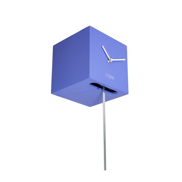 Modré nástenné hodiny Fisura Pendulum-image-1