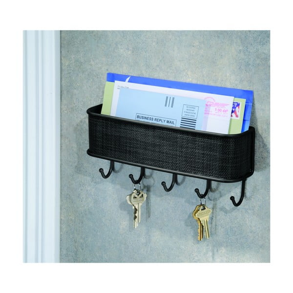 Nástenný kovový vešiak na kľúče Twillo - iDesign-image-2