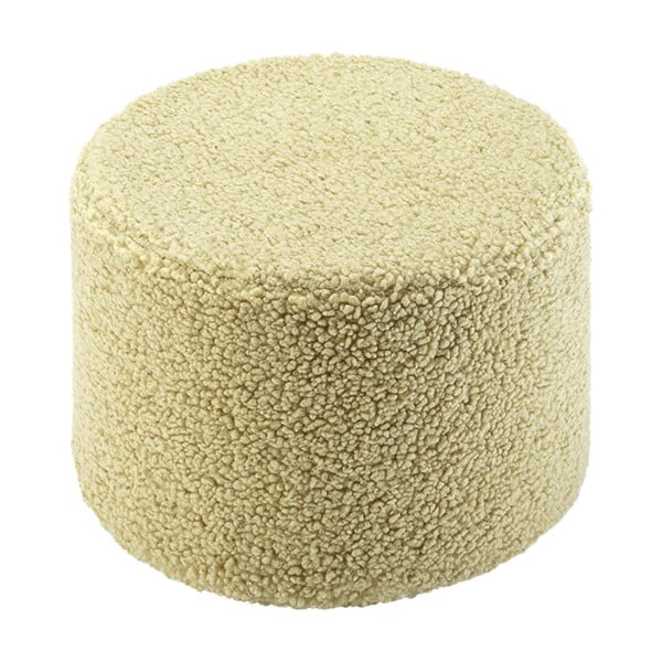 Zelený detský puf z textílie buklé – Wigiwama