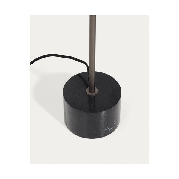 Čierna stojacia lampa (výška  121 cm) Lynor – Kave Home-image-3