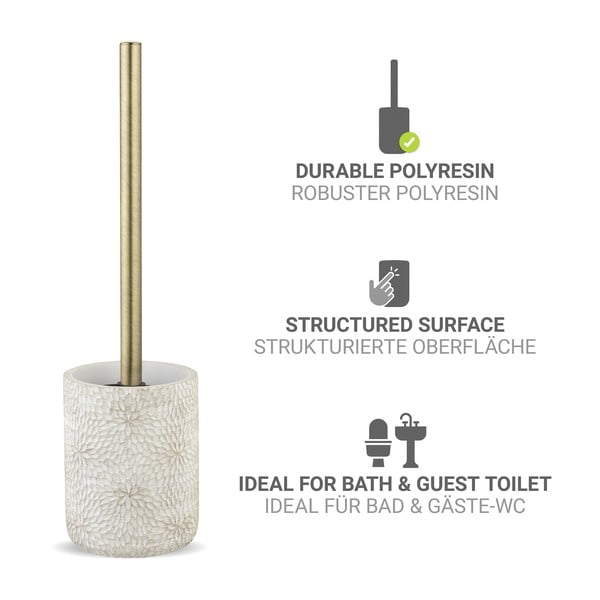 Biela WC kefa z polyresínu Montalfano – Wenko-image-3